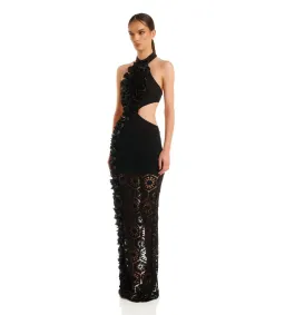 Eliya The Label Leila Maxi Dress Black Size 6 for rent on The Volte - image 4