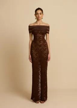 Arcina Ori Milana Dress in Chocolate Size S/AU8 for rent on The Volte - image 2
