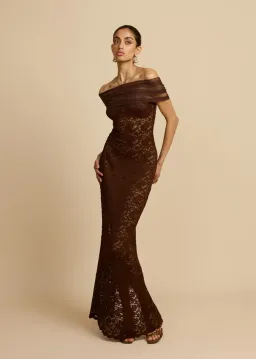 Arcina Ori Milana Dress in Chocolate Size M/AU10 for rent on The Volte - image 3
