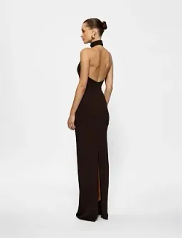 Effie Kats Rhi Gown Brown Chocolate Size 10 for rent on The Volte - image 3