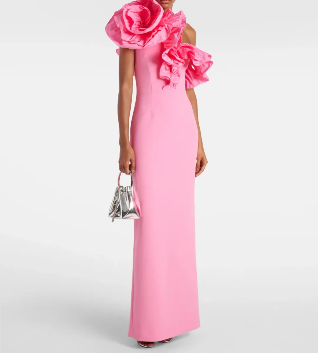 Rebecca Vallance Rosita Gown in Pink Size 10  for rent on The Volte - main image