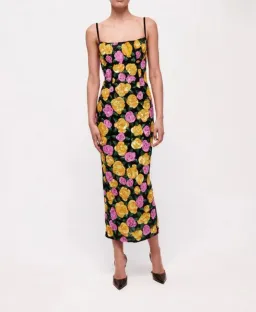 Rachel Gilbert Dallas Midi Dress Floral 3/AU12 for rent on The Volte - image 1
