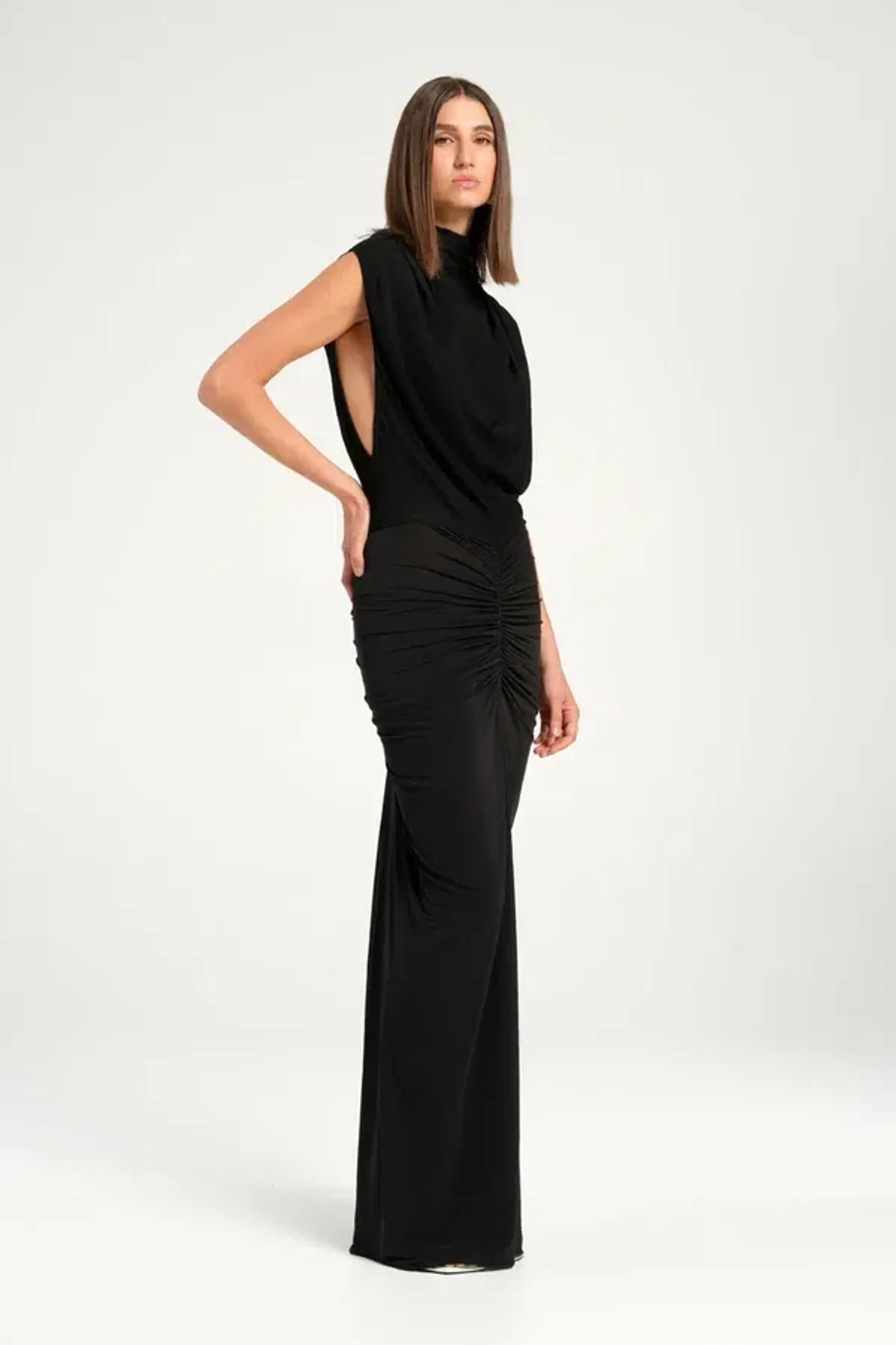 Benni Willow Maxi Dress Black Size 8 for rent on The Volte - main image