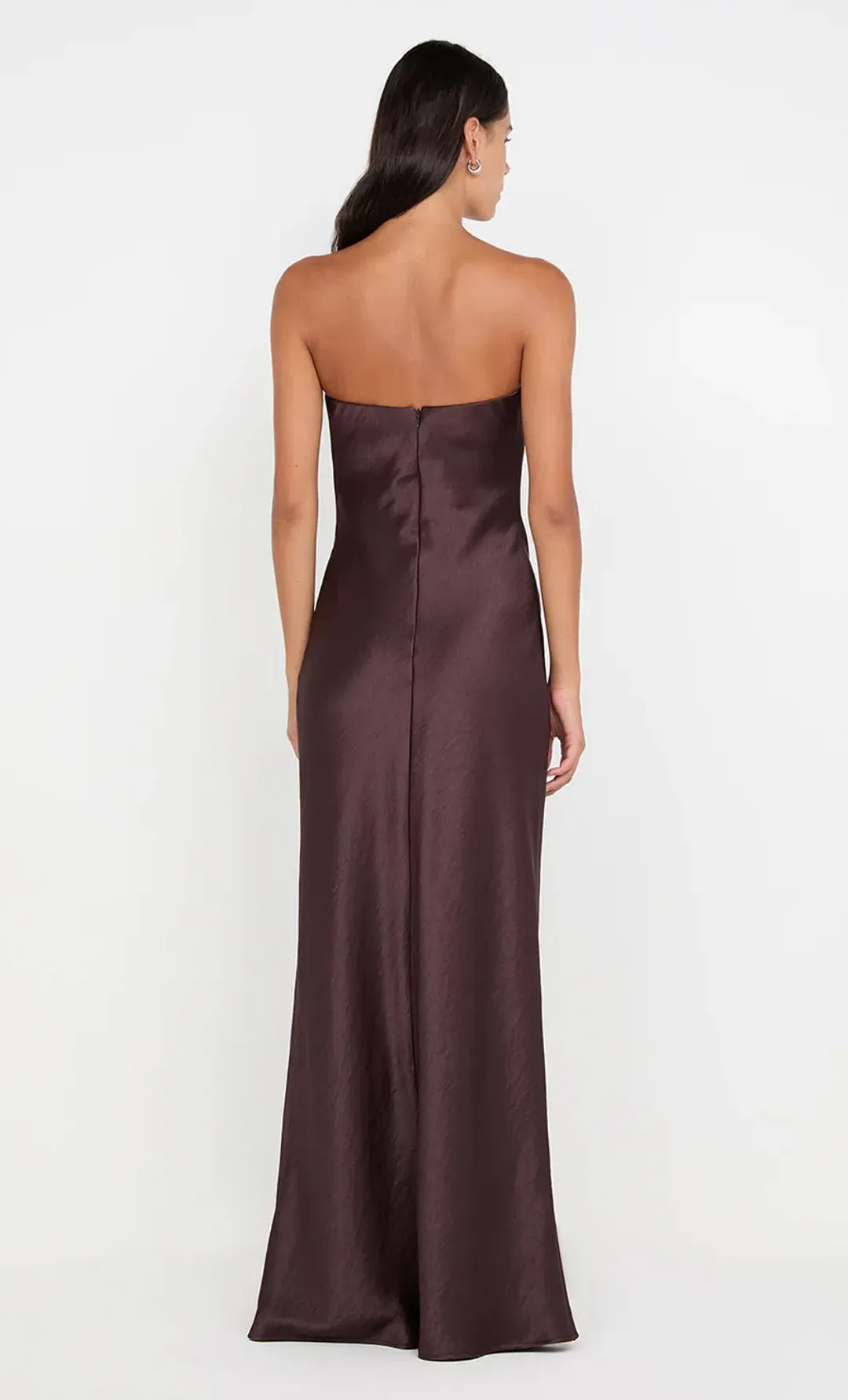 Bec & Bridge Austen Strapless Maxi Dress in Brown Size 8 for rent on The Volte - main image