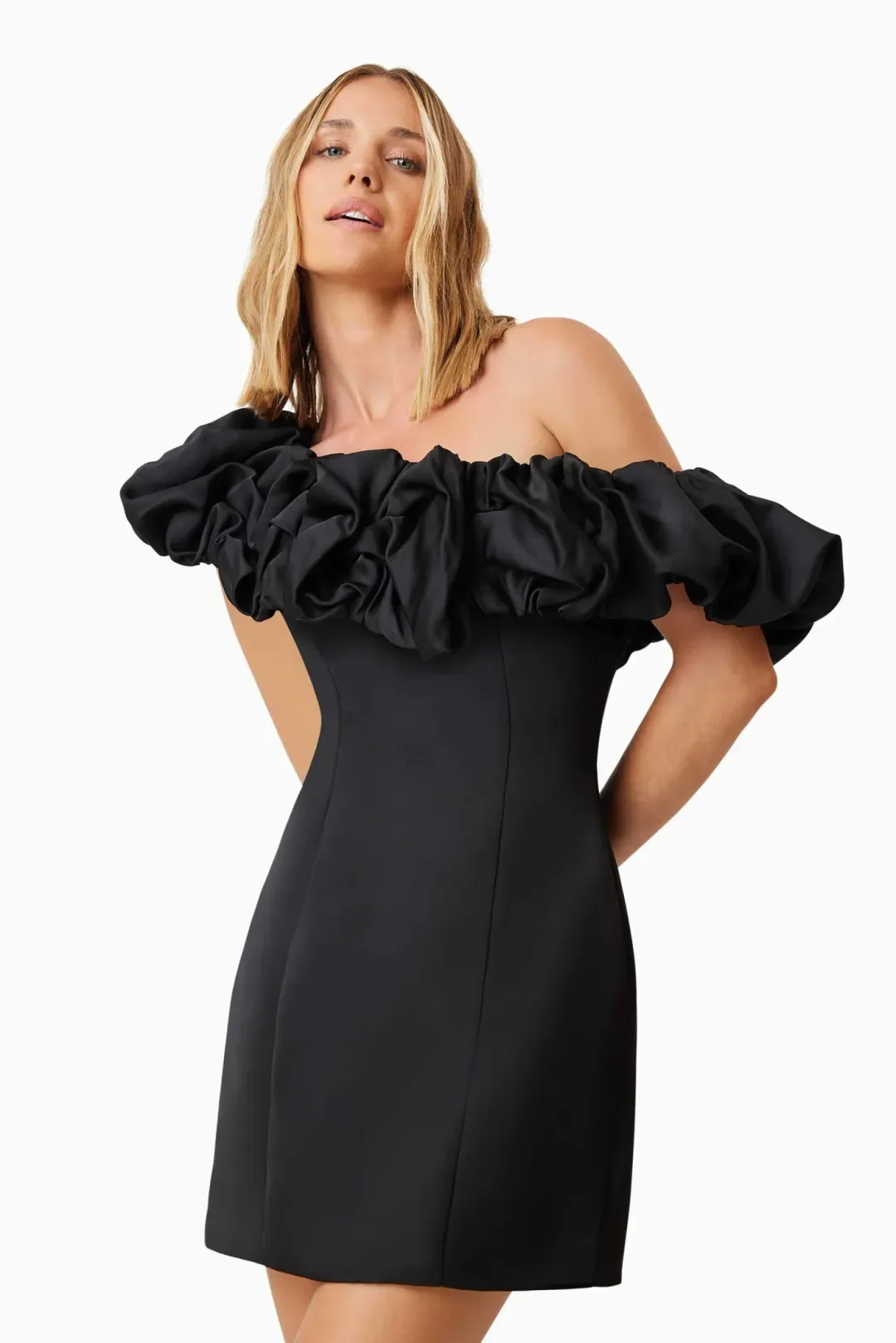 Elliatt Amelie Party Mini Dress Black Size M / AU 10 for rent on The Volte - main image