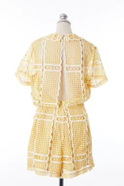 Alice McCall Love Sublime Playsuit Buttercup Yellow Size XS / AU 6  for rent on The Volte - image 7