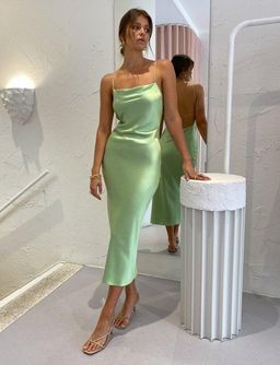 Bec & Bridge Apple Eyes Maxi Dress Apple Green Size 10  for rent on The Volte - image 1
