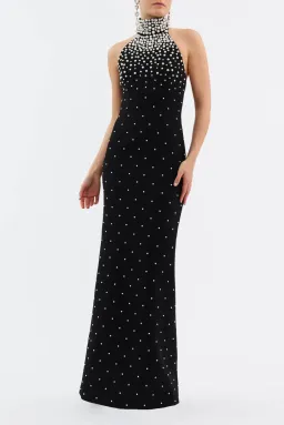 Rebecca Vallance Alivia Gown Maxi Dress in Black Size AU 10 for rent on The Volte - image 6