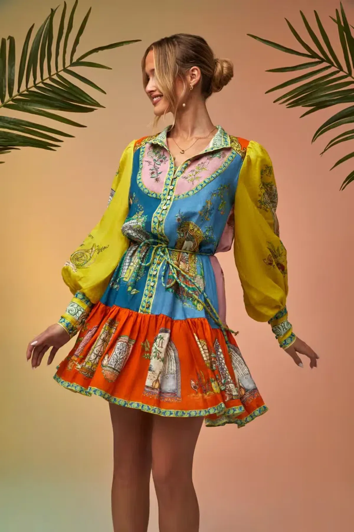 Alemais Monte Mini Dress Size 16 for rent on The Volte - main image