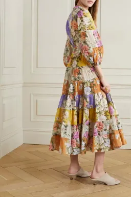 Zimmermann Pattie Wrap Midi Dress Size 3 / AU 14 for rent on The Volte - image 2