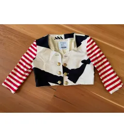 Moschino Cheap and Chic Cropped Blazer Shadow Dancer Size AU 8 for rent on The Volte - image 2