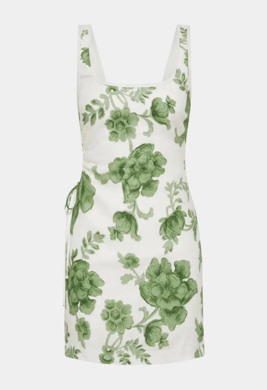Sir The Label Gardella Cut Out Mini Dress Green Print Size 1 / AU 8 for rent on The Volte - main image