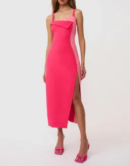 By Johnny Phillipa Fold Contrast Dress Size 10 for rent on The Volte - image 1