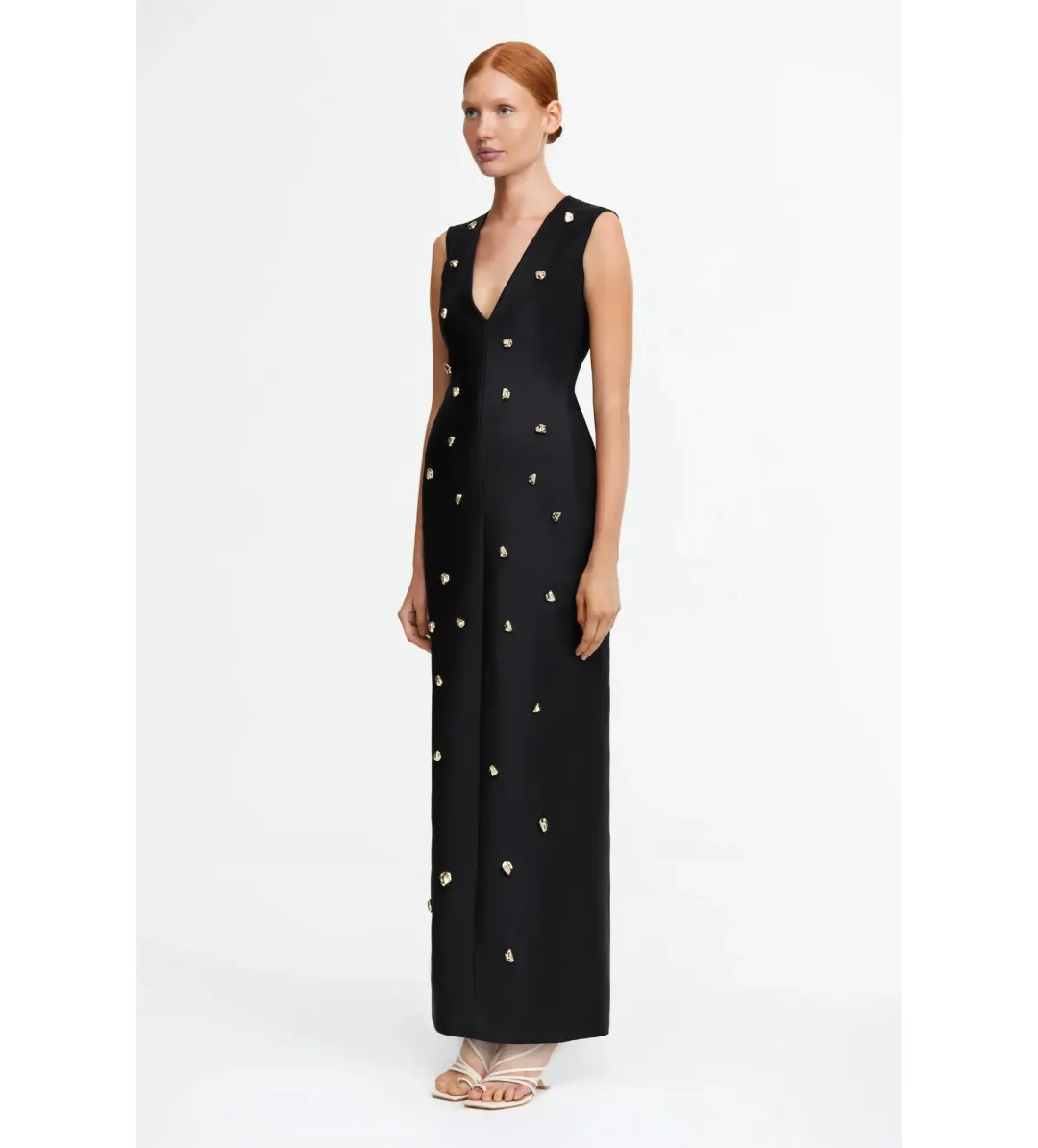 Acler Pattison Maxi Dress Black Size 14  for rent on The Volte - main image