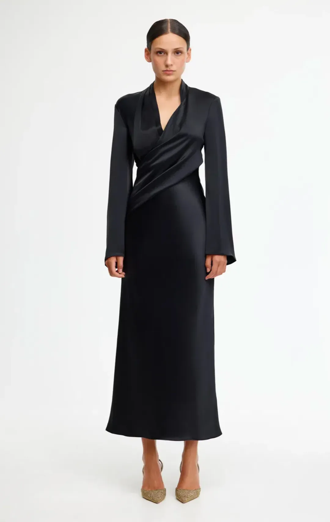 Acler Piccadilly Midi Black Size 16 for rent on The Volte - main image