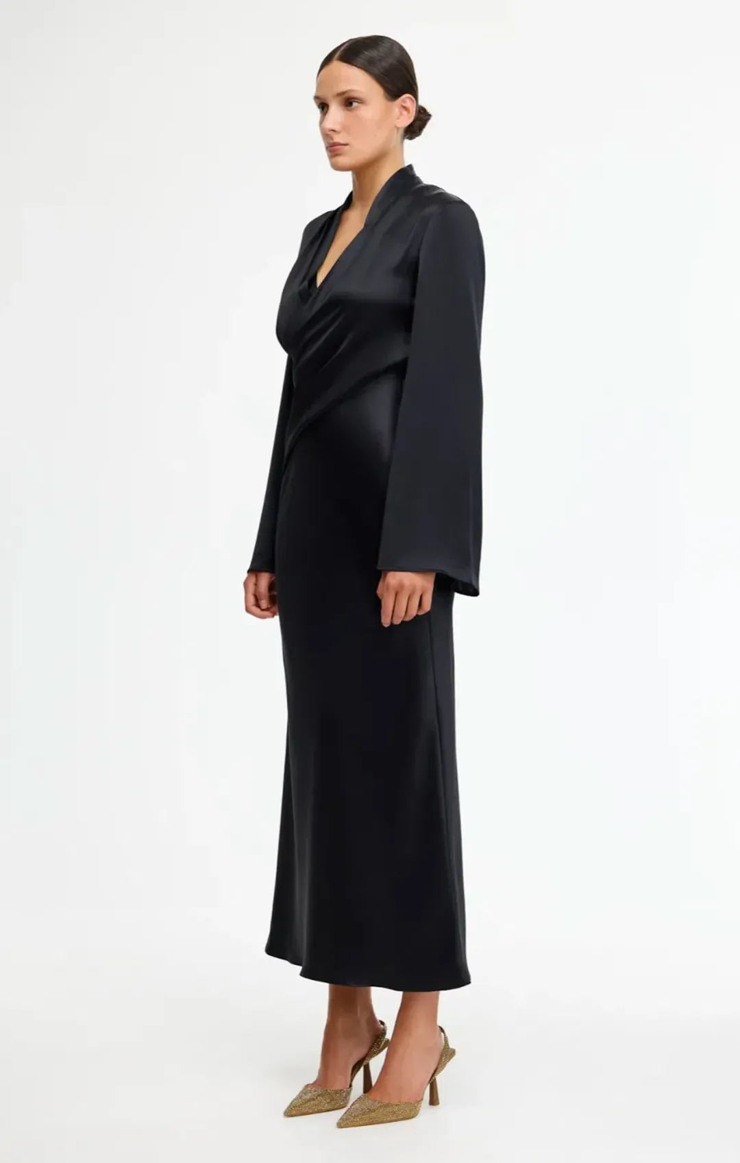 Acler Piccadilly Midi Black Size 16 for rent on The Volte - main image