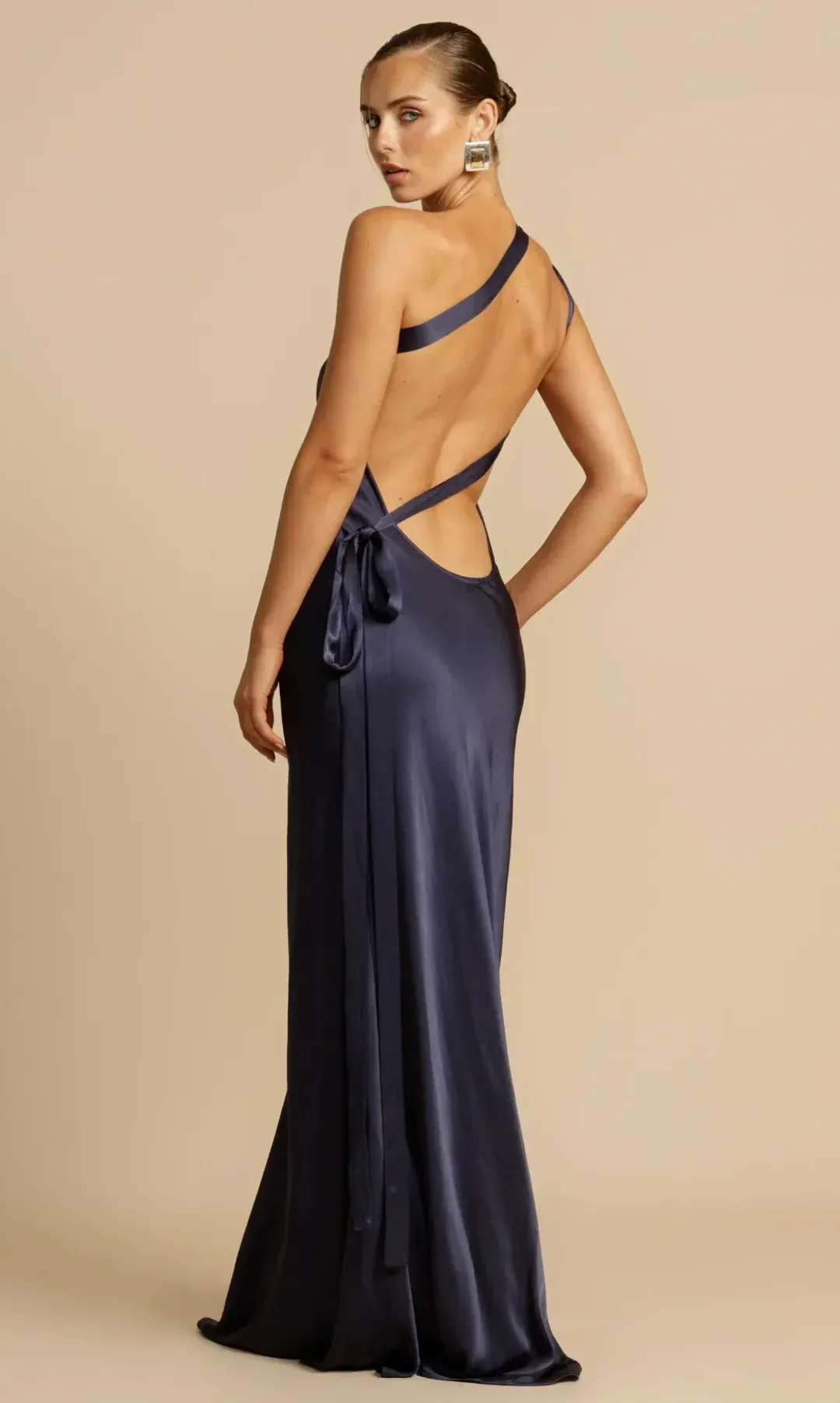 Arcina Ori Monique Dress Navy Size 6 for rent on The Volte - main image