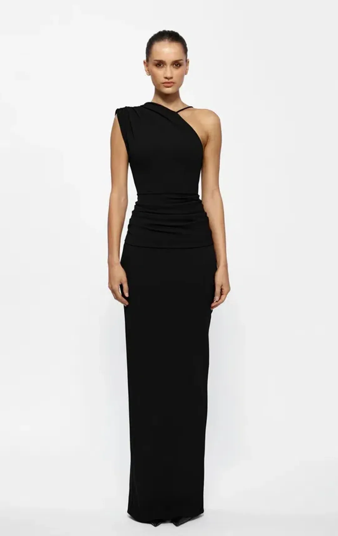 Effie Kats Greer Gown Black Size AU 12 for rent on The Volte - main image