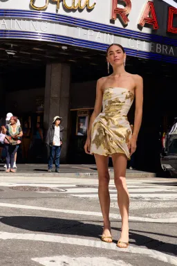 ✨ Manning Cartell Paved With Gold Bubble Dress Size 8 ✨ for rent on The Volte - image 2
