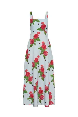 Palm Noosa Belle Maxi Dress Sky Garden Blue Size 8 for rent on The Volte - image 4