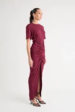 Pfeiffer Niko Maxi Dress in Burgundy Size M/AU 10 for rent on The Volte - image 2