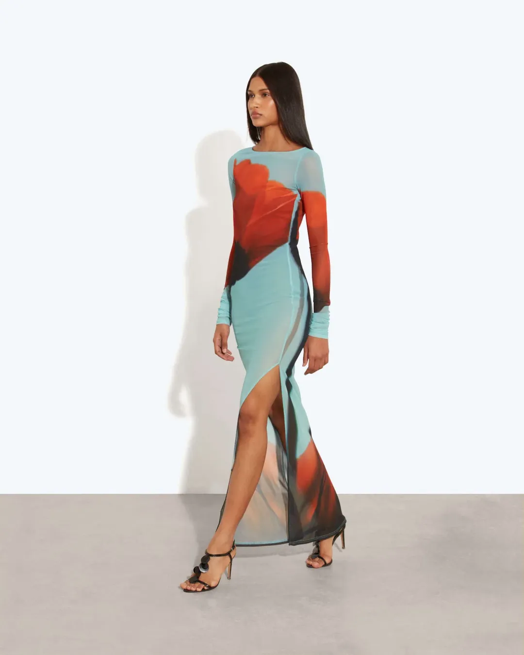 Rat & Boa Santino Maxi Dress in Tulip Size S/AU 8 for rent on The Volte - main image
