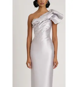 Eliya The Label Ashton Gown Maxi Dress in Silver Size AU 12 for rent on The Volte - image 3