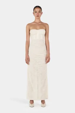 Hansel and Gretel Campari Lace Dress in Cream Size AU6 for rent on The Volte - image 5