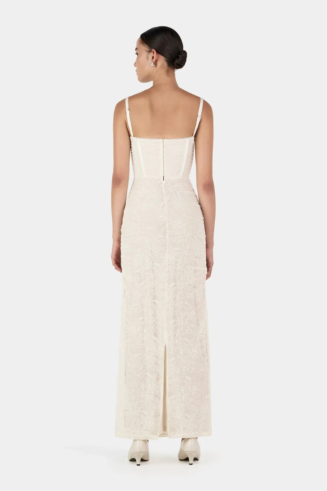 Hansel and Gretel Campari Lace Dress in Cream Size AU6 for rent on The Volte - main image