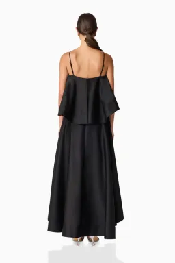 Elliat Reyna Tiered Maxi Dress in Black Size XS/AU 6 for rent on The Volte - image 3