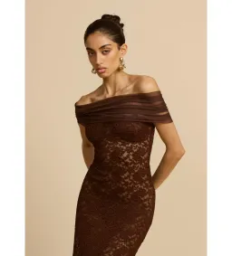 Arcina Ori Milana Maxi Dress Brown Size XS/AU 6 for rent on The Volte - image 2