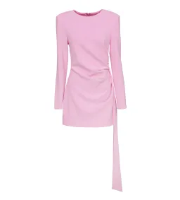 Mossman Sense of Mystery Draped Mini Dress Pink Size 14 for rent on The Volte - image 8