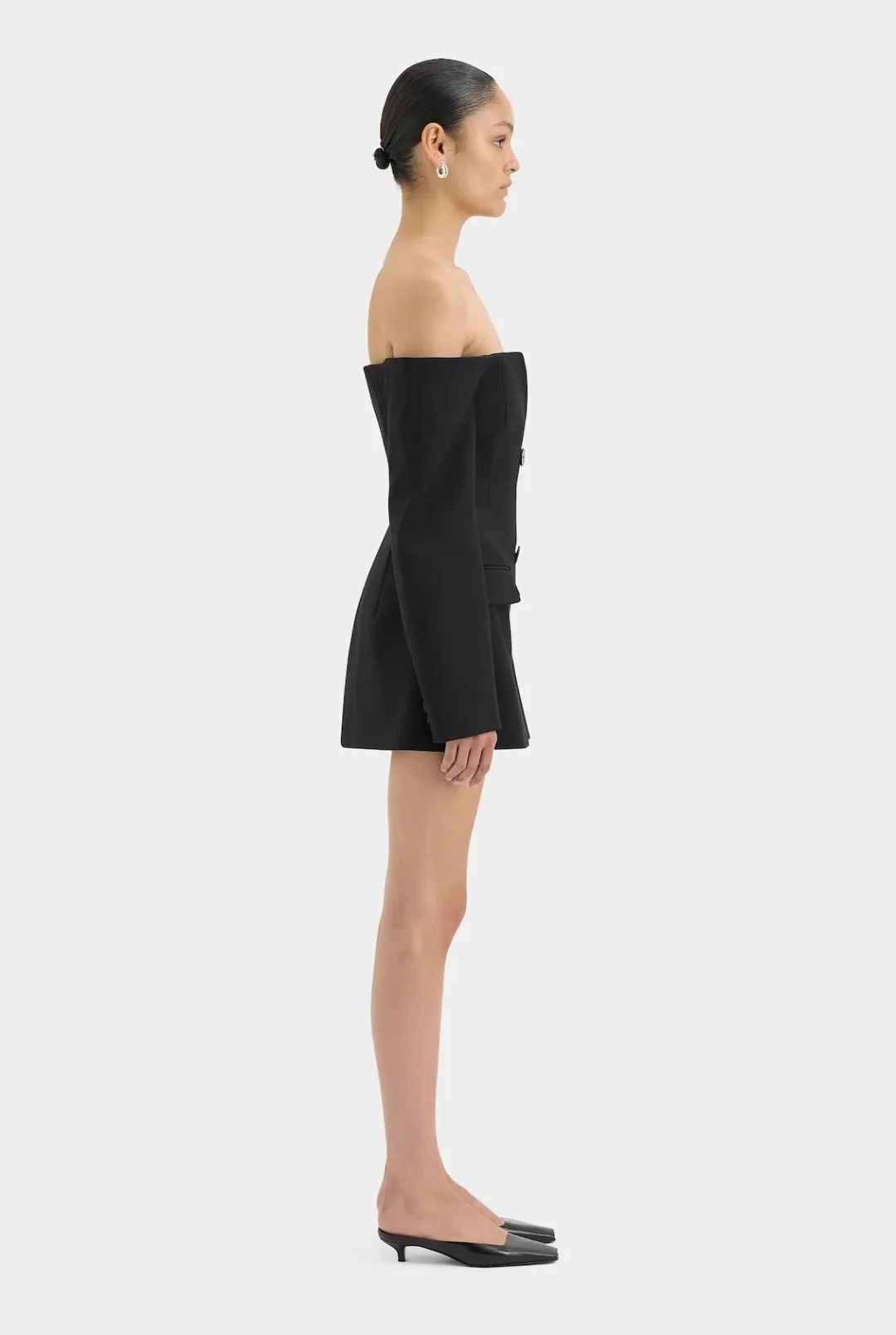 Sir the Label Sandrine Tailored Mini Black Size AU 6 for rent on The Volte - main image