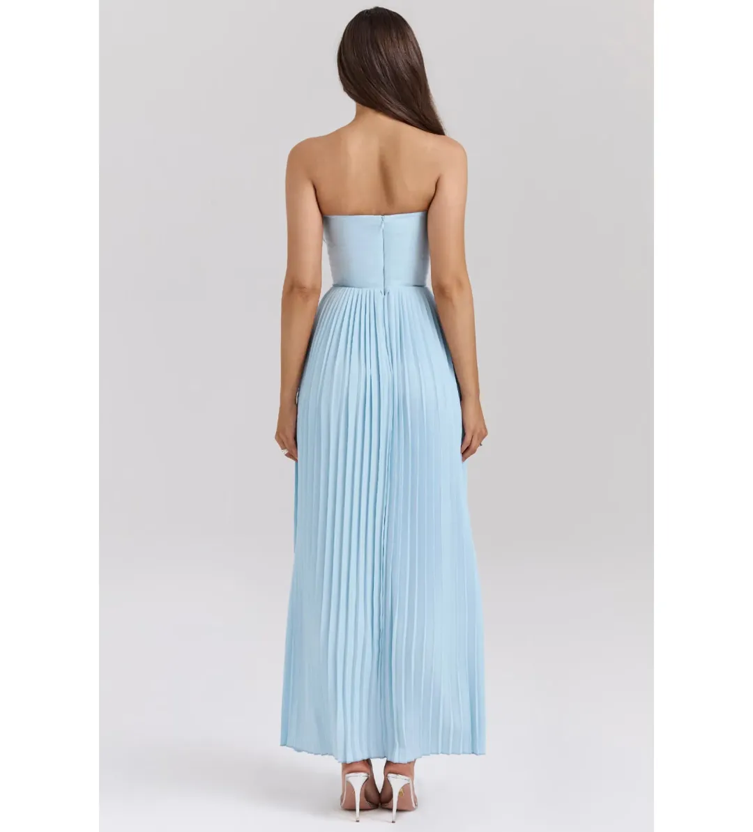 House of CB Marcella Maxi Dress Ocean Blue Size 8 for rent on The Volte - main image