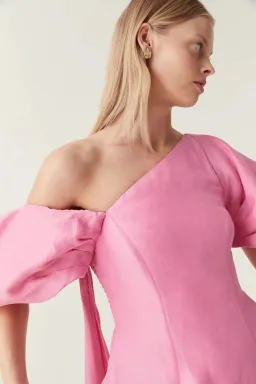 Aje Arista Tulip Sleeve Midi Dres Size 12 for rent on The Volte - image 4