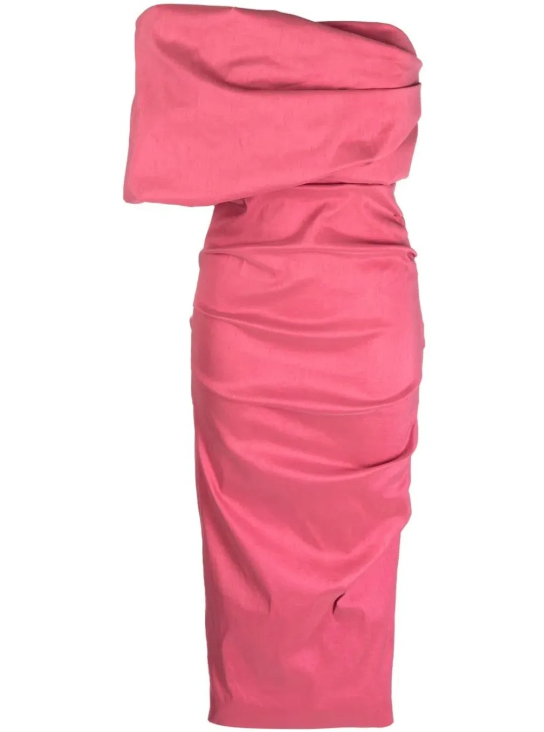 Rachel Gilbert Kat Midi Dress in Rose Pink Size 3 / AU 12 for rent on The Volte - main image
