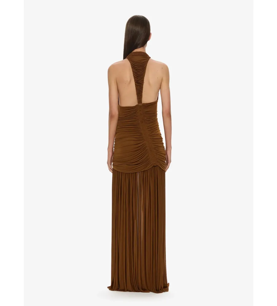Christopher Esber Orion Gown Maxi Dress Russet Size AU 6 for rent on The Volte - main image