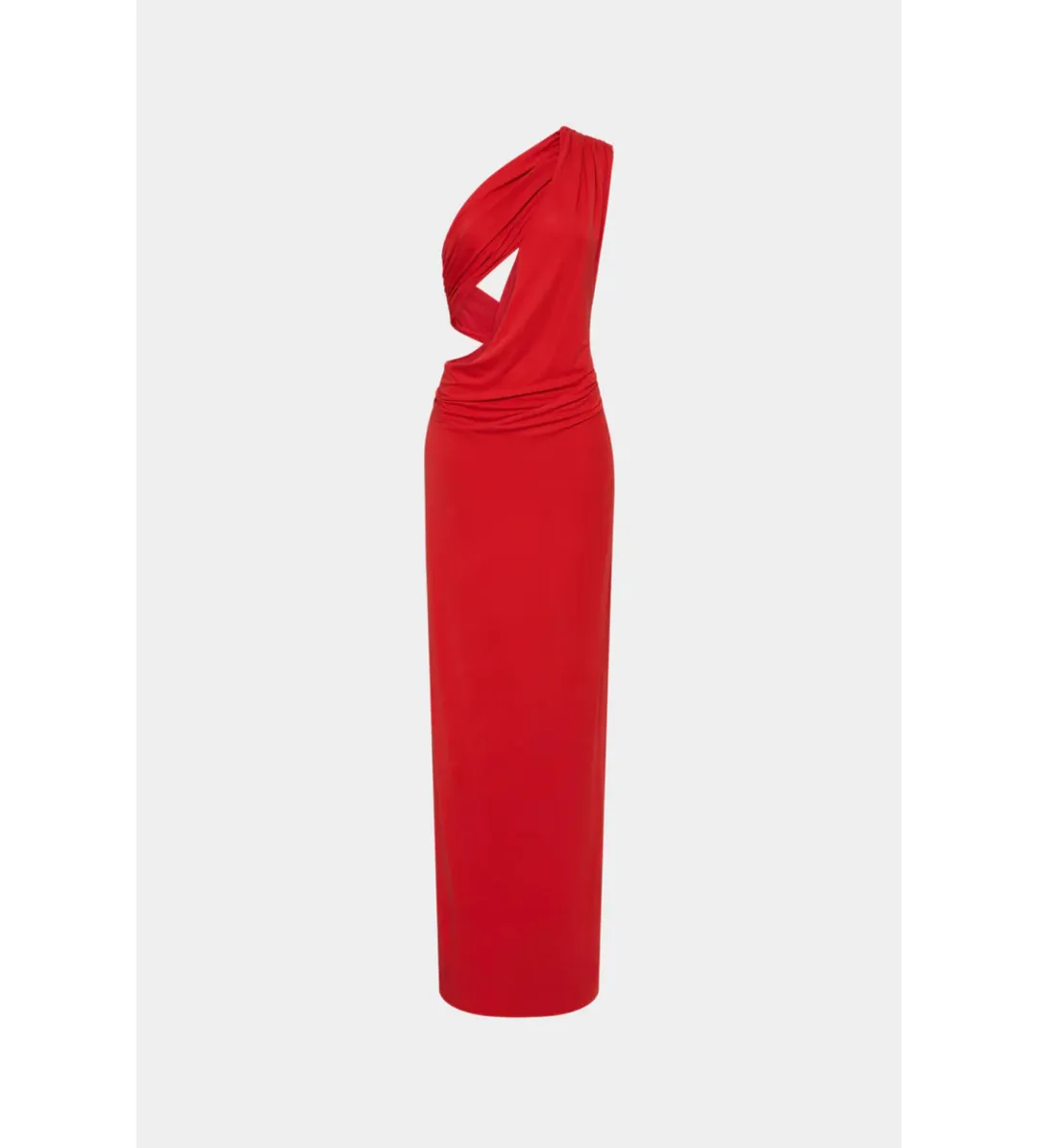 Misha Solstice Cupro Maxi Dress in Cherry Red Size 10 for rent on The Volte - main image