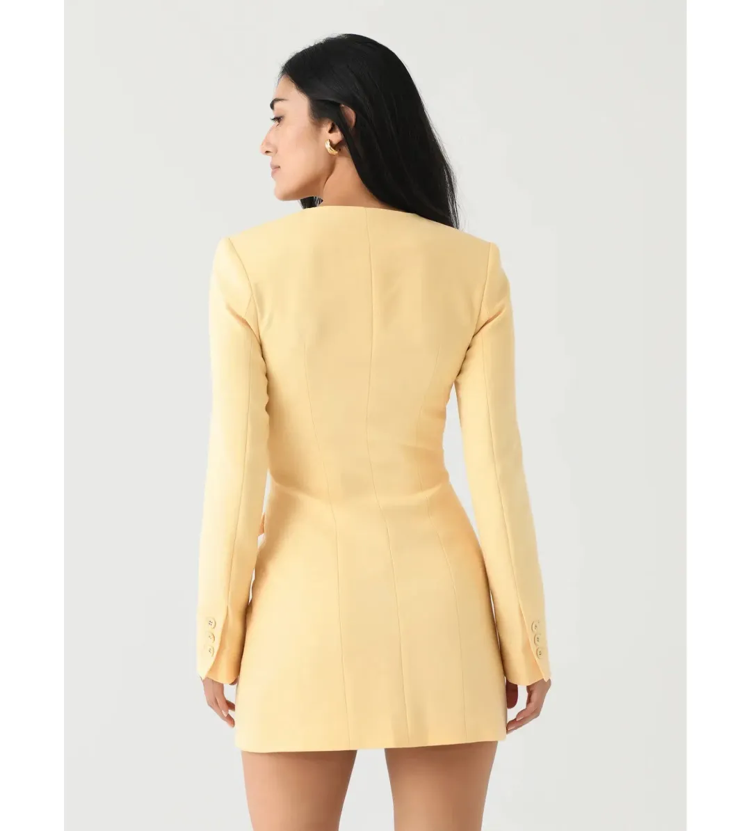 Anna Quan Eva Mini Dress Butter Size AU 8 for rent on The Volte - main image