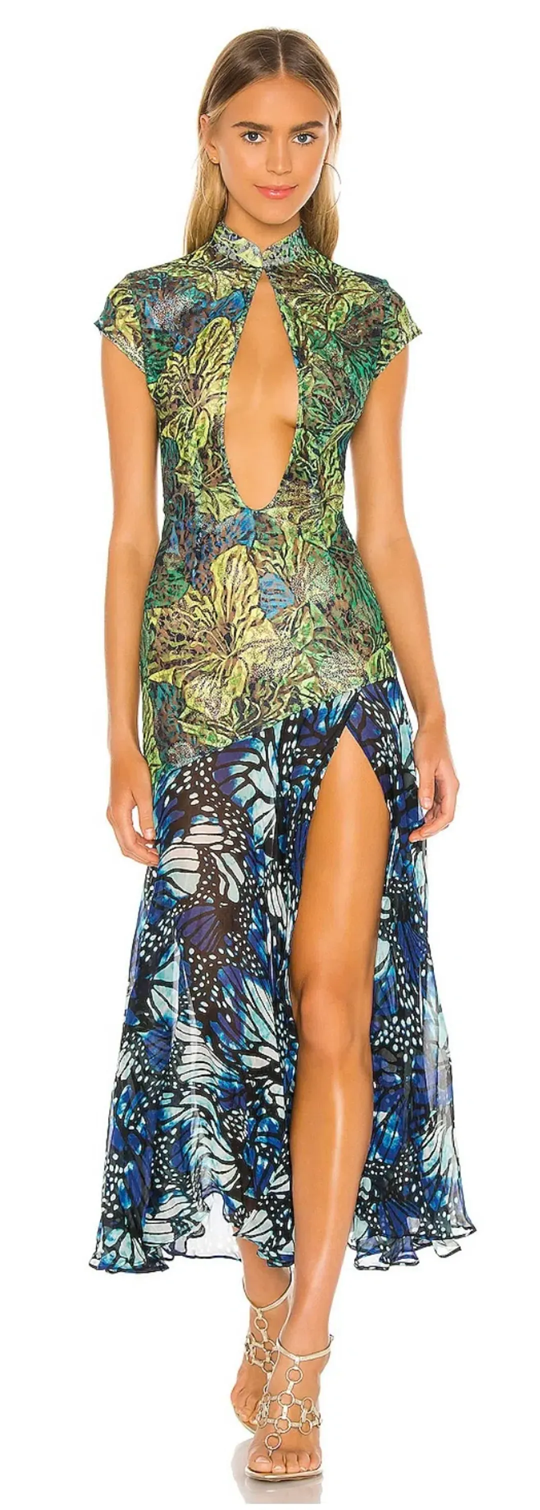 Kim Shui Lace Butterfly Dress Multi Size S / AU 8 for rent on The Volte - main image
