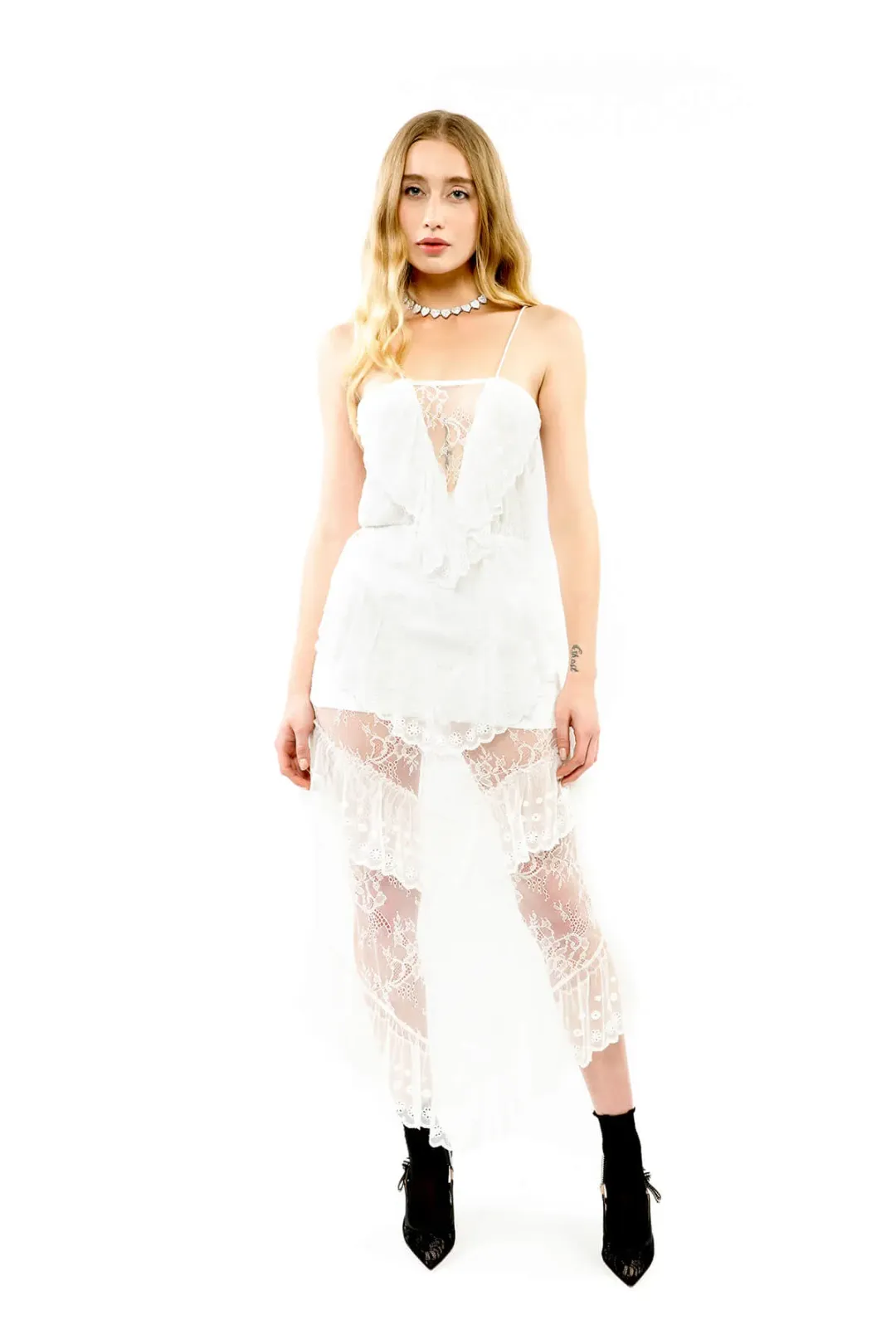 ALICE By Alice McCall Wilde Dress White Size AU 14 for rent on The Volte - main image