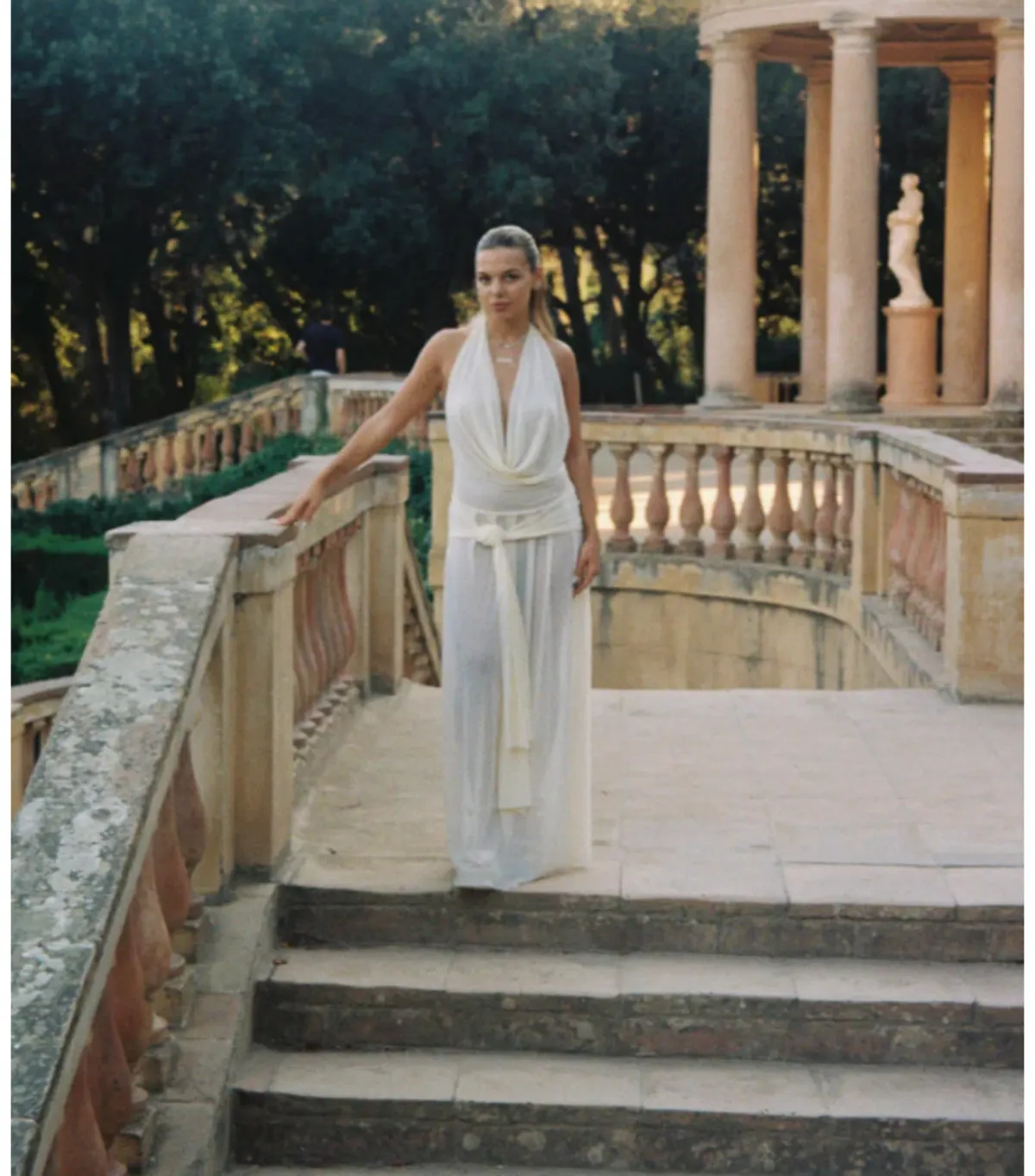 Raphella Santana The Hera Dress Beige Size S / AU 8 for rent on The Volte - main image