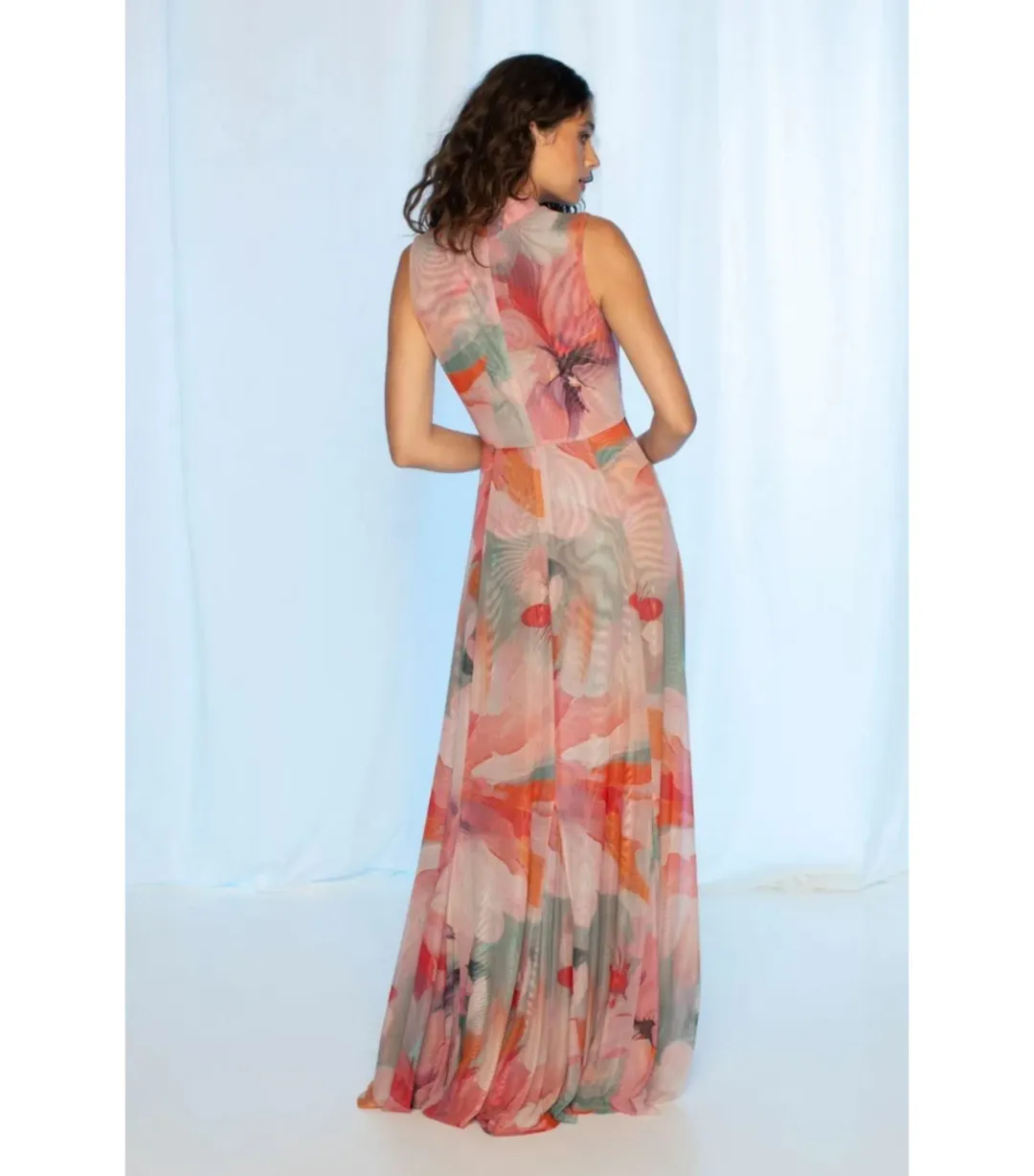 Kachel Lisa Maxi Dress Horizons Size AU 8 for rent on The Volte - main image