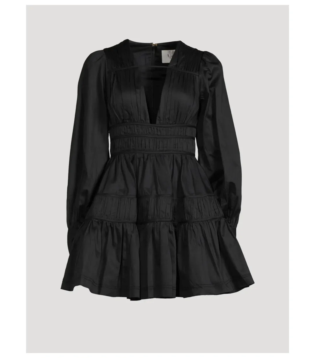  Aje Fallingweather Mini Black Size 6 for rent on The Volte - main image