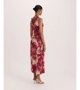 Saba Brielle Midi Dress Red Multi Size AU 12  for rent on The Volte - image 4