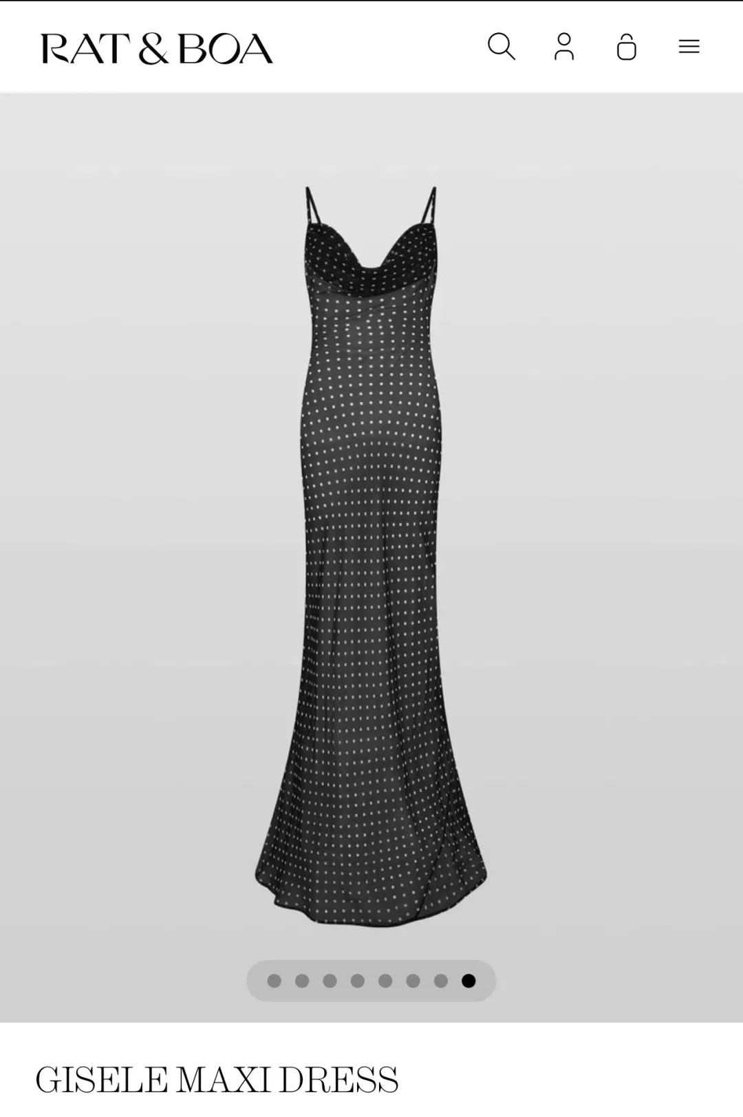 RAT & BOA GISELE MAXI DRESS size small  for rent on The Volte - main image