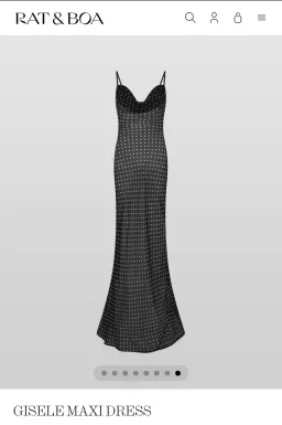 RAT & BOA GISELE MAXI DRESS size small  for rent on The Volte - image 3
