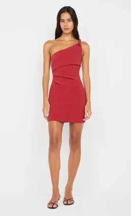 Bec & Bridge Ariven Asym Mini Dress  Red Size 12 for rent on The Volte - image 3