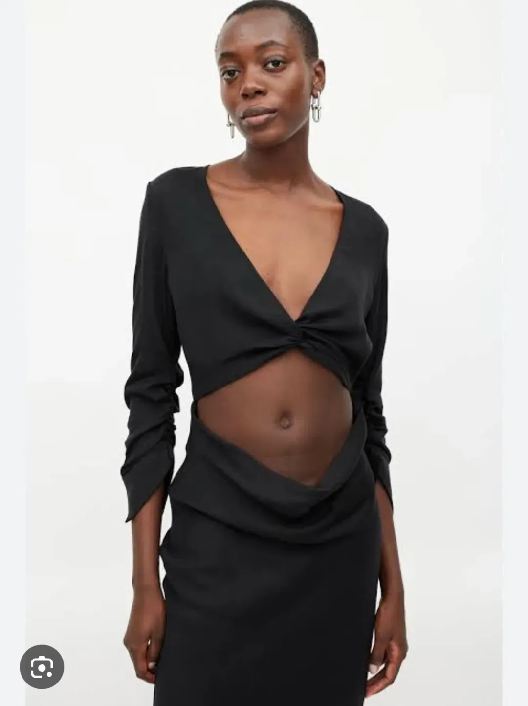 Rat & Boa Costella Dress Black Size  S/Au 8  for rent on The Volte - main image