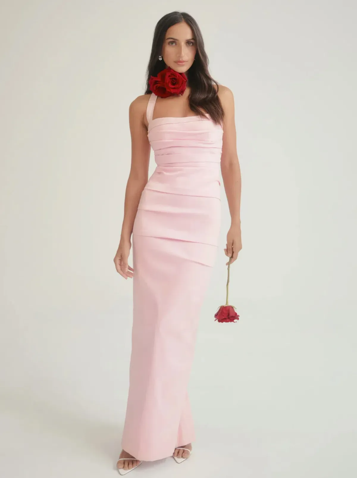 Sheike Carrie Gown Pink Size 18  for rent on The Volte - main image